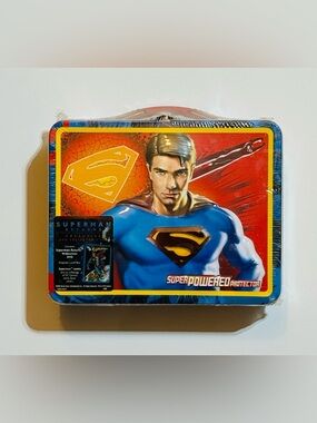 Superman Returns Lunch Box DVD 2 Disc Rare Exclusive Collector's Set Brand New